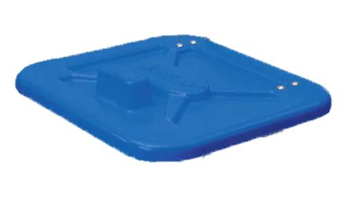 VKL víko velké 44x38 plast - modrý